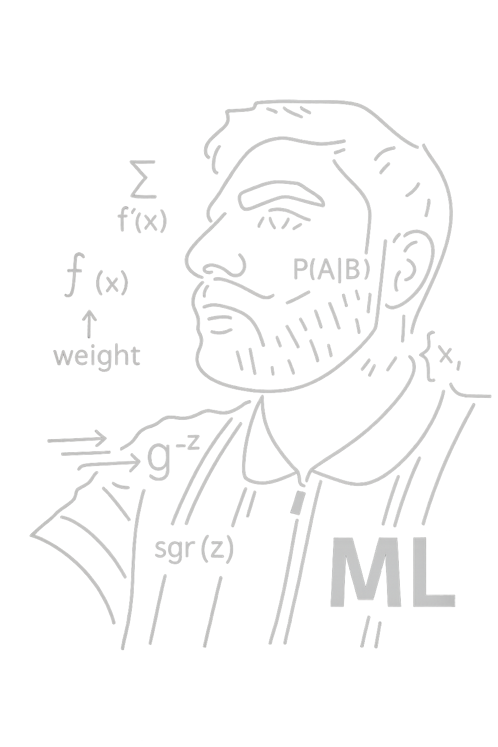 Minimalistic Data Science Portrait